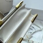 Prada Belgian calfskin shoulder bag white 1BD048 size: 20*14*8CM - 图片 3
