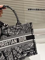 Dior Book tote INLIGHTS Printing shopping bags size: 42cm/ 36cm - 图片 5