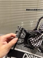 Dior Book tote INLIGHTS Printing shopping bags size: 42cm/ 36cm - 图片 3