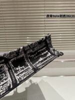 Dior Book tote INLIGHTS Printing shopping bags size: 42cm/ 36cm - 图片 2