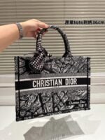 Dior Book tote INLIGHTS Printing shopping bags size: 42cm/ 36cm