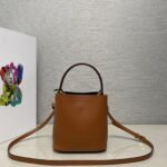 Prada Panier Plain cowhide Bucket bag brown size: 15*16*9.5cm - 图片 7