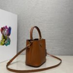 Prada Panier Plain cowhide Bucket bag brown size: 15*16*9.5cm - 图片 9