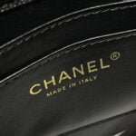 Chanel Black Horse Kelly Lichee cowhide long handle bag 9100 black size:19*10*4.5cm - 图片 5