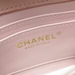 Chanel Black Horse Kelly Lichee cowhide long handle bag 9100 pink size:19*10*4.5cm - 图片 5