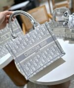 Dior embroidery Book 23 tote shopping bags size: 20cm/26cm/35cm/41cm - 图片 6