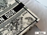 Dior Three-dimensional embroidery Book 23 tote shopping bags size: 26.5*21cm/36*28 cm - 图片 3