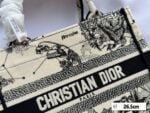 Dior Three-dimensional embroidery Book 23 tote shopping bags size: 26.5*21cm/36*28 cm - 图片 5