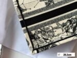 Dior Three-dimensional embroidery Book 23 tote shopping bags size: 26.5*21cm/36*28 cm - 图片 6