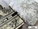 Dior Three-dimensional embroidery Book 23 tote shopping bags size: 26.5*21cm/36*28 cm - 图片 2