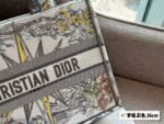 Dior Three-dimensional embroidery Book tote shopping bags size: 26.5*21cm / 36*28 cm - 图片 2