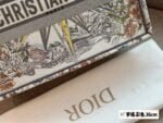 Dior Three-dimensional embroidery Book tote shopping bags size: 26.5*21cm / 36*28 cm - 图片 7