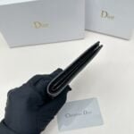 DIOR Short wallet Black Size: 11*10*5cm - 图片 3