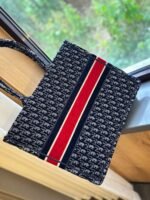 Dior Three-dimensional flocking embroidery tote bag size: 35cm/ 41cm - 图片 6