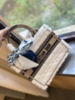 Dior embroidery tote bag size: 20cm/35cm/41cm - 图片 5