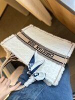 Dior embroidery tote bag size: 20cm/35cm/41cm - 图片 9