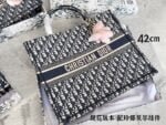 Dior presbyopia embroidery tote size L: 42 * 35* 18.5 cm  M: 36 * 27.5* 16.5 cm  S：26cm mini：20cm - 图片 9