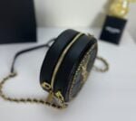 YSL round bun bag with chain strap black size: 17cm - 图片 5