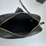 YSL MONOGRAM SAINT LAURENT LOU quilted leather camera bag black with gold hardware 520534 size: 23*16*6CM - 图片 4