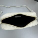 YSL MONOGRAM SAINT LAURENT LOU quilted leather camera bag white with gold hardware 520534 size: 23*16*6CM - 图片 5