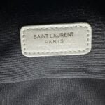 YSL MONOGRAM SAINT LAURENT LOU quilted leather camera bag white with gold hardware 520534 size: 23*16*6CM - 图片 9