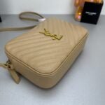 YSL MONOGRAM SAINT LAURENT LOU quilted leather camera bag khaki with gold hardware 520534 size: 23*16*6CM - 图片 2
