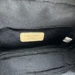 YSL MONOGRAM SAINT LAURENT LOU quilted leather camera bag khaki with gold hardware 520534 size: 23*16*6CM - 图片 9