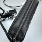 YSL MONOGRAM SAINT LAURENT LOU quilted leather camera bag black with sliver hardware 520534 size: 23*16*6CM - 图片 3