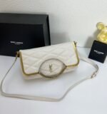 YSL23 New arrival Handbag Crossbody bag white 71314 size: 25*20cm