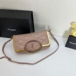 YSL23 New arrival Handbag Crossbody bag Leather pink 71314 size: 25*20cm