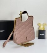 YSL23 New arrival Handbag Crossbody bag Leather pink 71314 size: 25*20cm - 图片 9