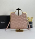 YSL23 New arrival Handbag Crossbody bag Leather pink 71314 size: 25*20cm - 图片 4