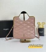 YSL23 New arrival Handbag Crossbody bag Leather pink 71314 size: 25*20cm - 图片 3