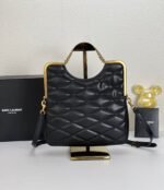 YSL23 New arrival Handbag Crossbody bag black 71314 size: 25*20cm - 图片 7