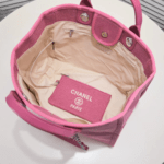 Chanel new beach bag denim bag pink with little wallet size: 48*38*30*14cm - 图片 4