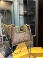 Fendi way Double F-buckle size: 20*9*17cm - 图片 4