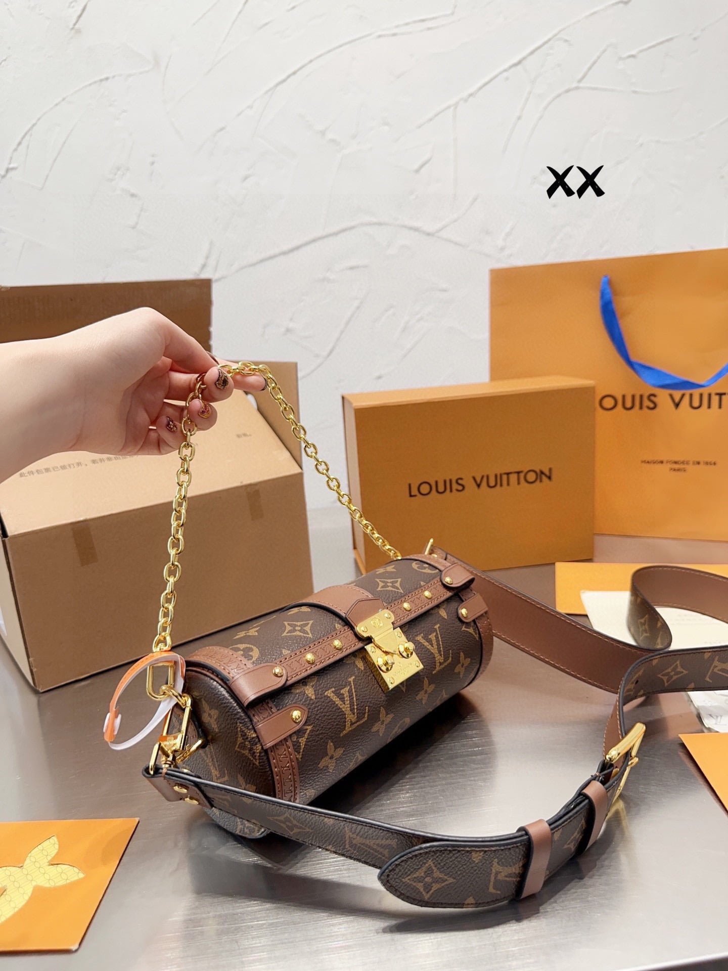 微信图片_20231108095331 Louis Vuitton / LV prefall papillon trunk monogram round flip latch design crossbody bag - 图片 1