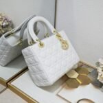 Dior my lady Five-checked sheepskin Shoulder handbag size: 24*11*20cm - 图片 2