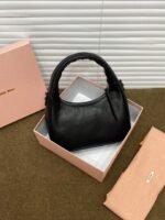 Miuwander lambskin matelasse texture embroidery Handbag  size: 22cm - 图片 2