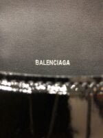 Balenciaga hourglass crocodile with black buckle size S: 19*8*21cm  L: 23x10x24cm - 图片 9