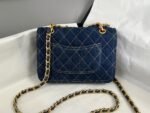 Chanel 23s denim postman cover bag 尺寸：14*19*6cm - 图片 3