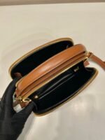 Prada calfskin Mini handbag brown 1bh203 size:18.5*13*6.5cm - 图片 8