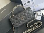 Chanel 23p Black Horse kelly long handle bag size:19cm*11*5cm - 图片 2