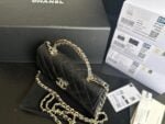 Chanel 23p Black Horse kelly long handle bag size:19cm*11*5cm - 图片 4