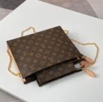 Louis Vuitton / LV monogram m81412 toiletry uch on chain purse with one small wallet size: 25 *20 * 5.5cm - 图片 2