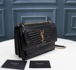 YSL/ saint laurent Crocodile print shoulder bag original quality size：22*16*8cm - 图片 2