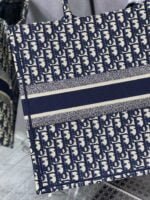 Dior oblique Letter stripe tote oversize shopping bag size:42*18*35cm - 图片 5