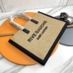 Rive gauche knit tote bag size 48×36×16cm - 图片 6