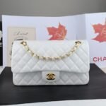 Chanel classic flap bag a01112 medium size: 15.5x25.5x6.5cm