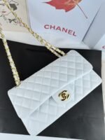 Chanel classic flap bag a01112 medium size: 15.5x25.5x6.5cm - 图片 8